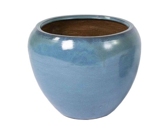 Cachepot Grace Bowl Celadon D19x16,5cm in Ceramica