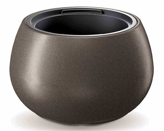 Vaso Heos Wood Coffee D43,5x27cm in Plastica Riciclata