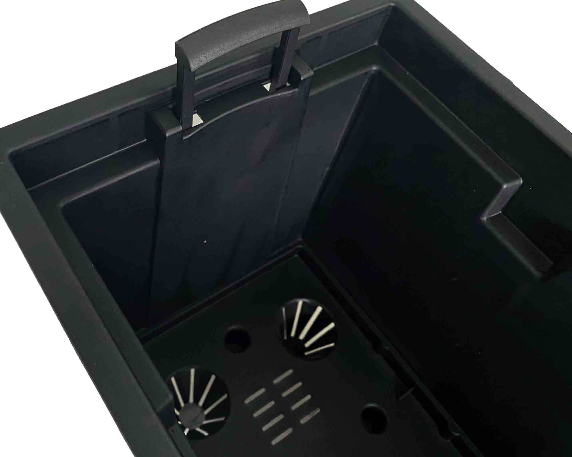 Fioriera Rettangolare Furu Antracite 77x23,5x68,5cm in Plastica Riciclata - immagine 5