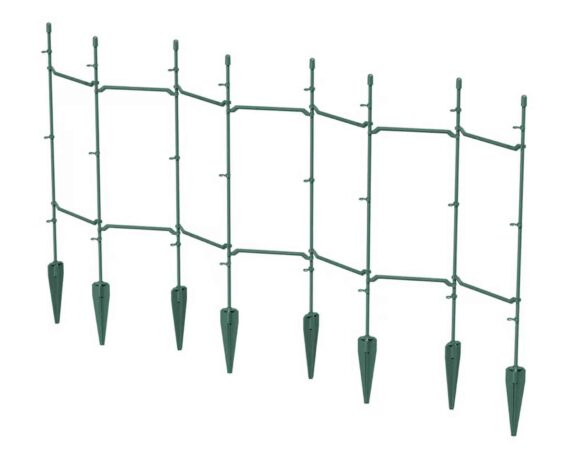 Supporto per Piante da Parete 60x60x120cm in Plastica