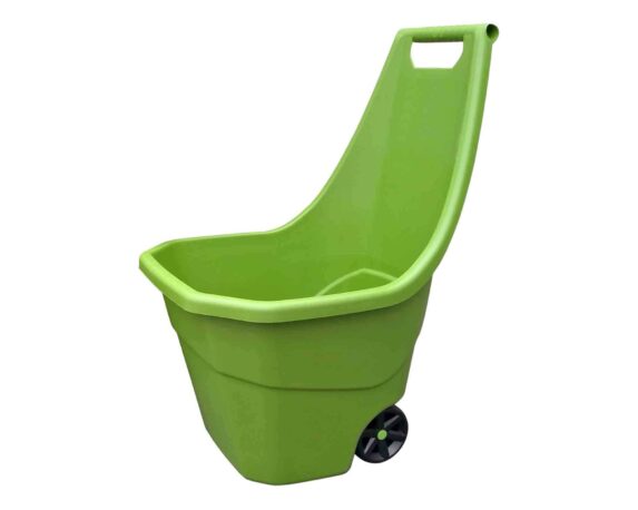 Carrello da giardino Verde da 55L Verde 50x61x84cm in Plastica