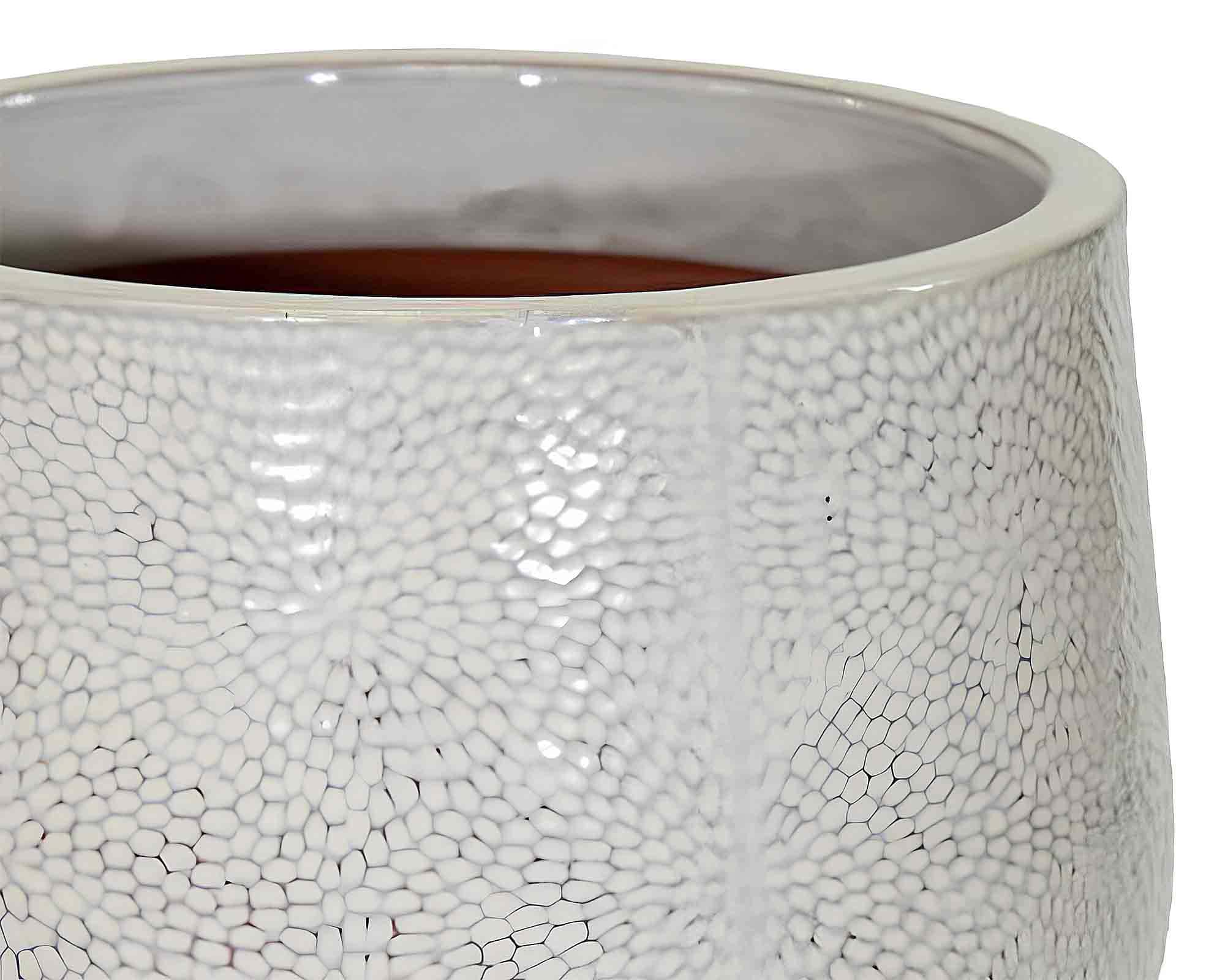 Cachepot Portly Dimples Beige D32x25,5cm in Terracotta - immagine 2