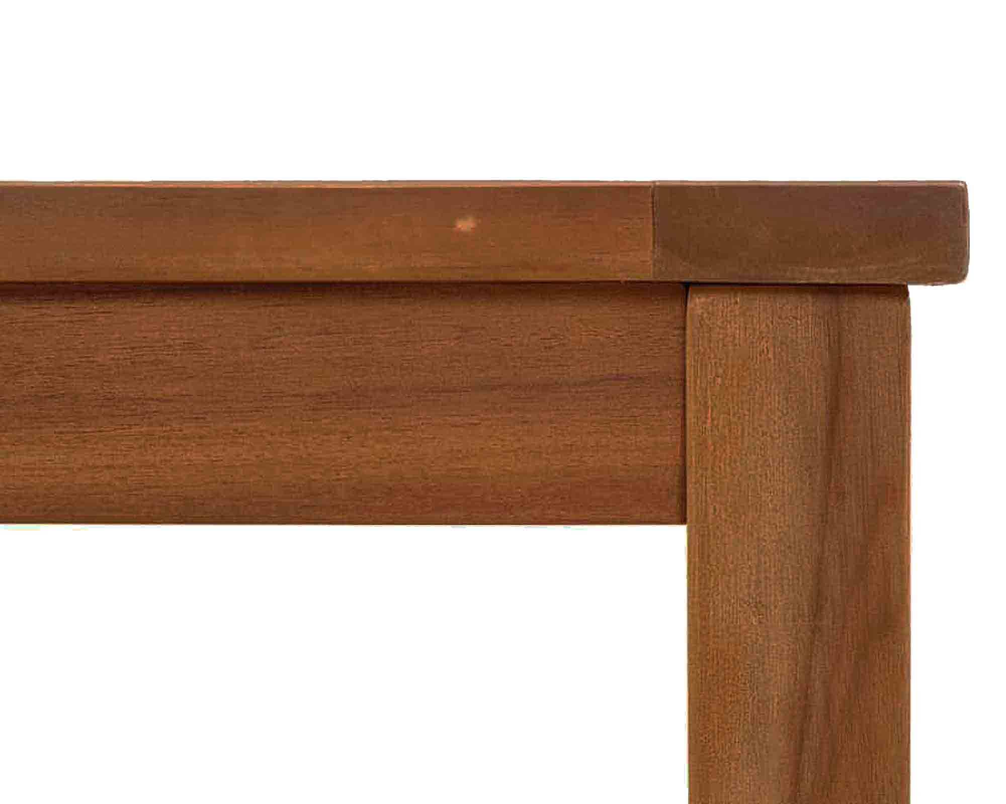 Set Pranzo Tavolino 50x50x40cm + 2 Poltrone Giarre in Legno di Accacia e Wicker - immagine 5