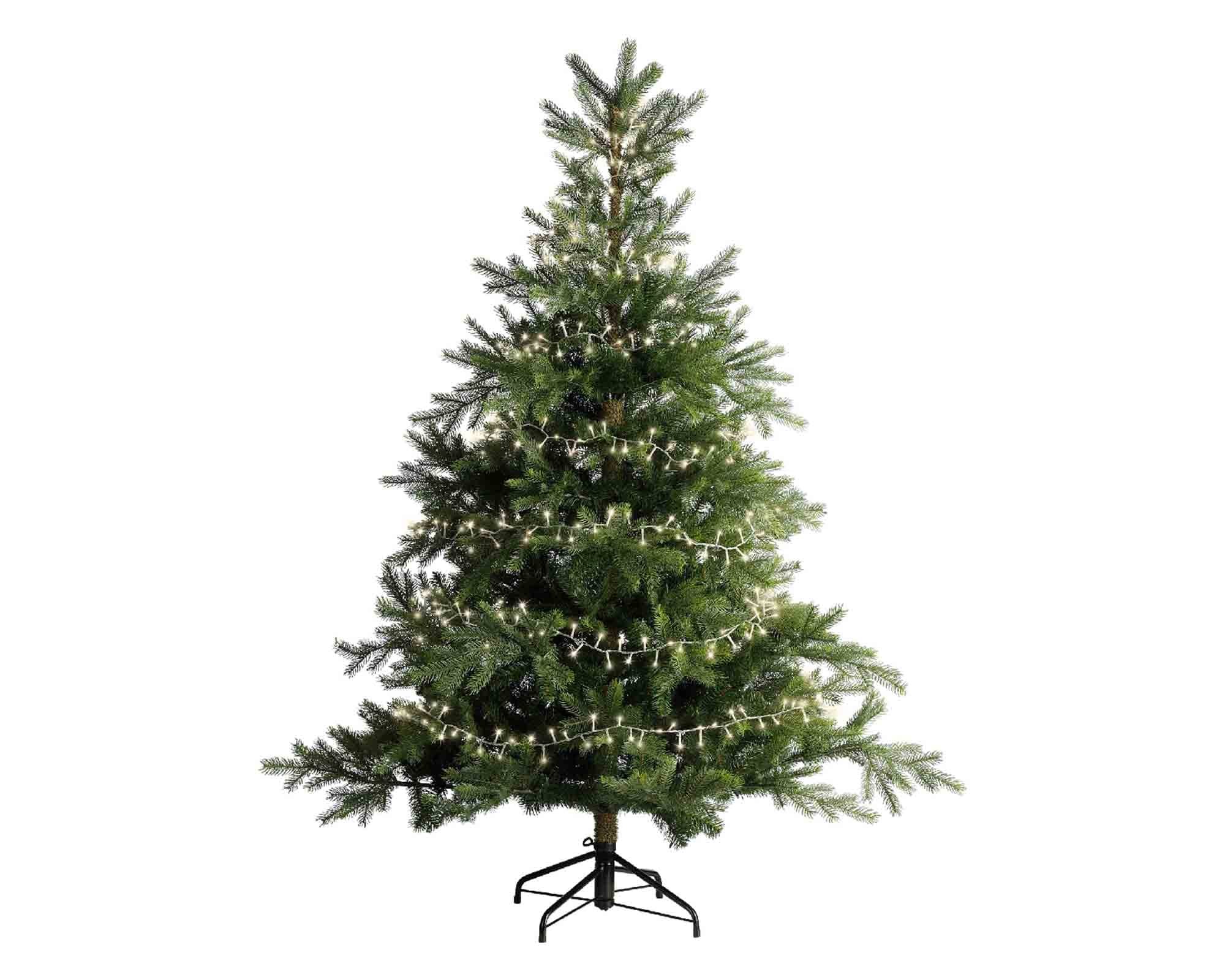 Catena Luci 500 LED per Interno ed Esterno Cavo Trasparente e Bianco Luce Calda 1100cm - immagine 2