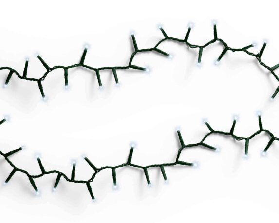 Catena Luci 1500 LED per Interno ed Esterno Bianco 3400cm in PVC