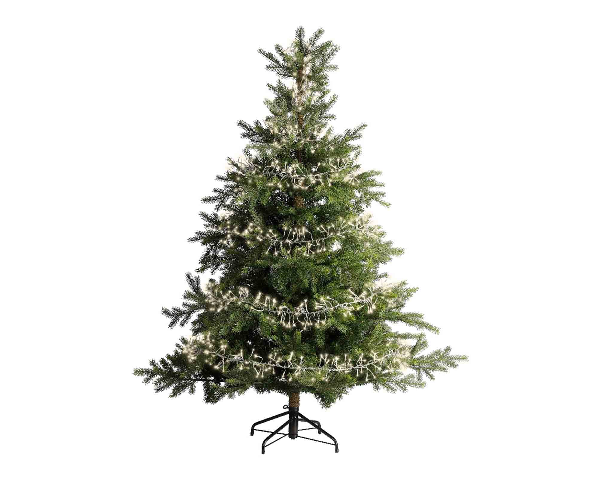 Catena Luci 1512 LED per Interno ed Esterno Cavo Trasparente e Bianco 1400cm in PVC - immagine 3