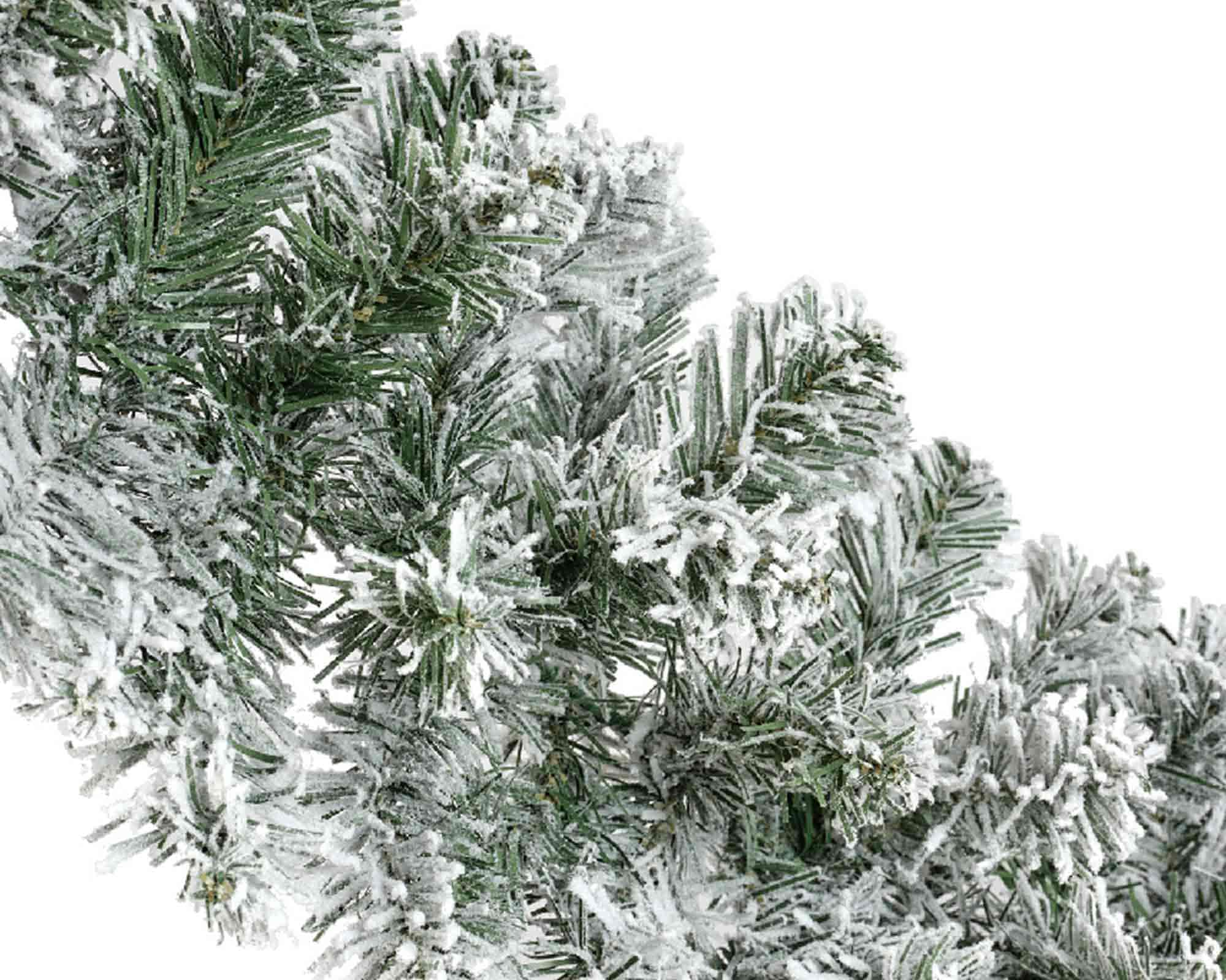 Decorazione Festone Imperial Innevato 50x270cm in PVC - immagine 2