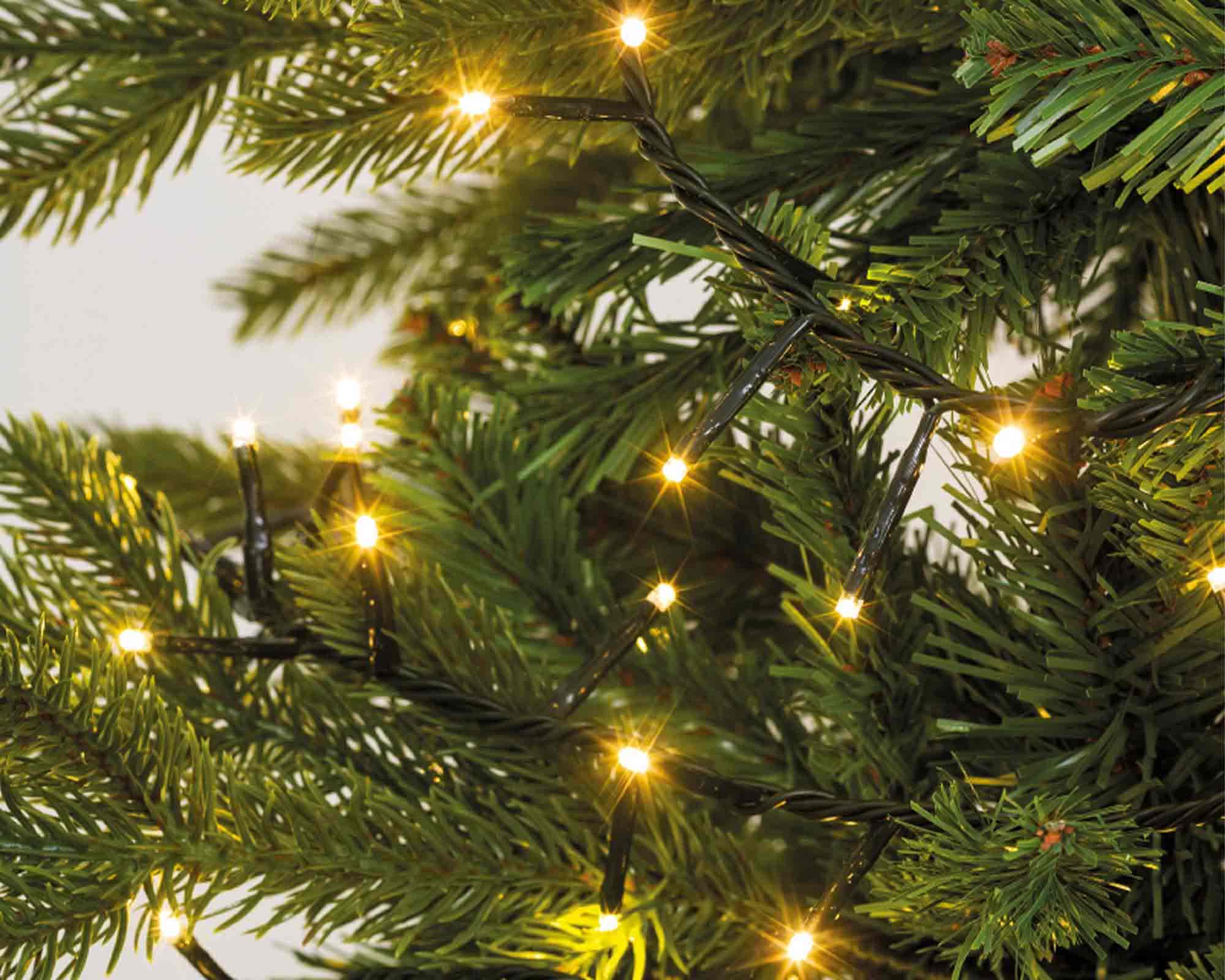 Catena Microled 960 Luci per Interno ed Esterno Caldo e Bianco 1200cm in PVC - immagine 4