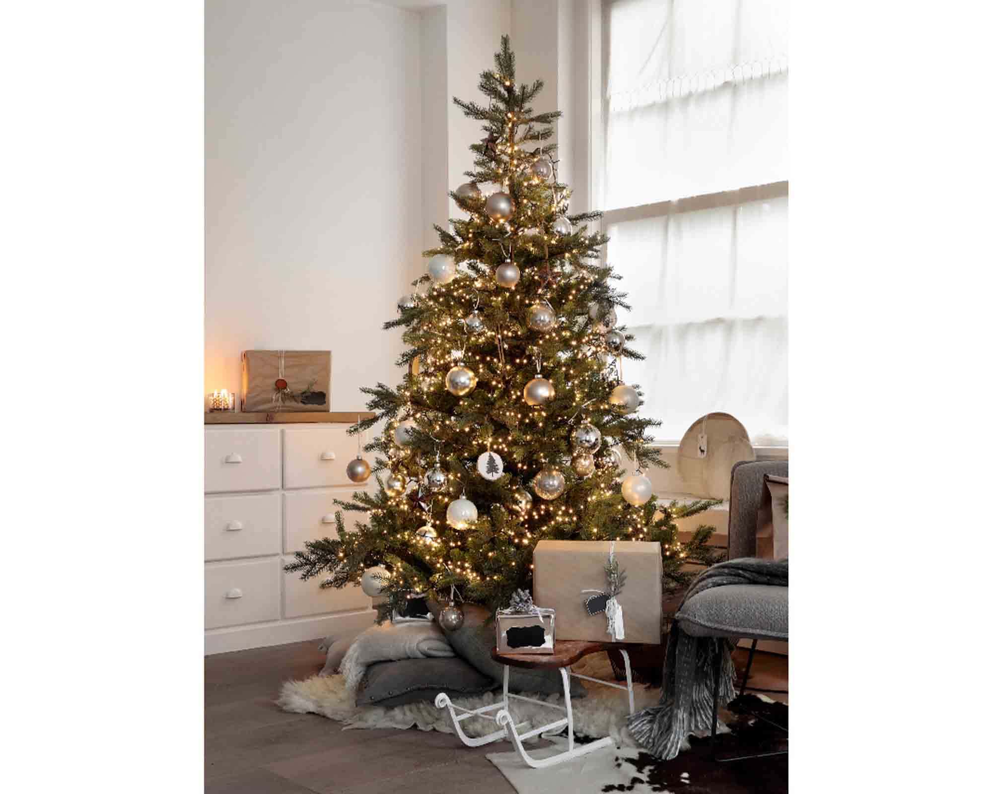 Catena Microled 960 Luci per Interno ed Esterno Caldo e Bianco 1200cm in PVC - immagine 7