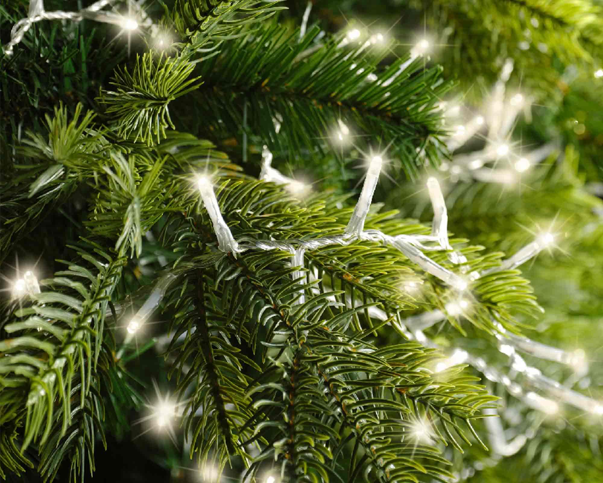 Catena Luci 1500 LED per Interno ed Esterno Cavo Trasparente e Bianco 3400cm in PVC - immagine 2