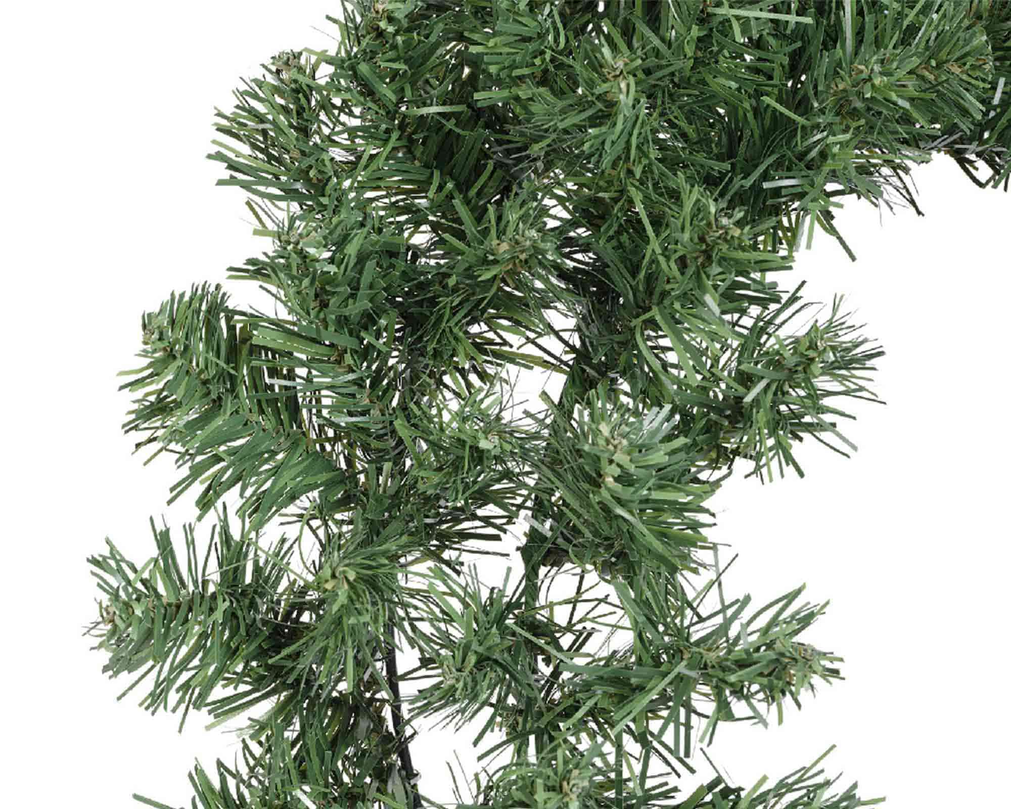 Decorazione Ghirlanda Imperial Verde D50cm in PVC - immagine 3