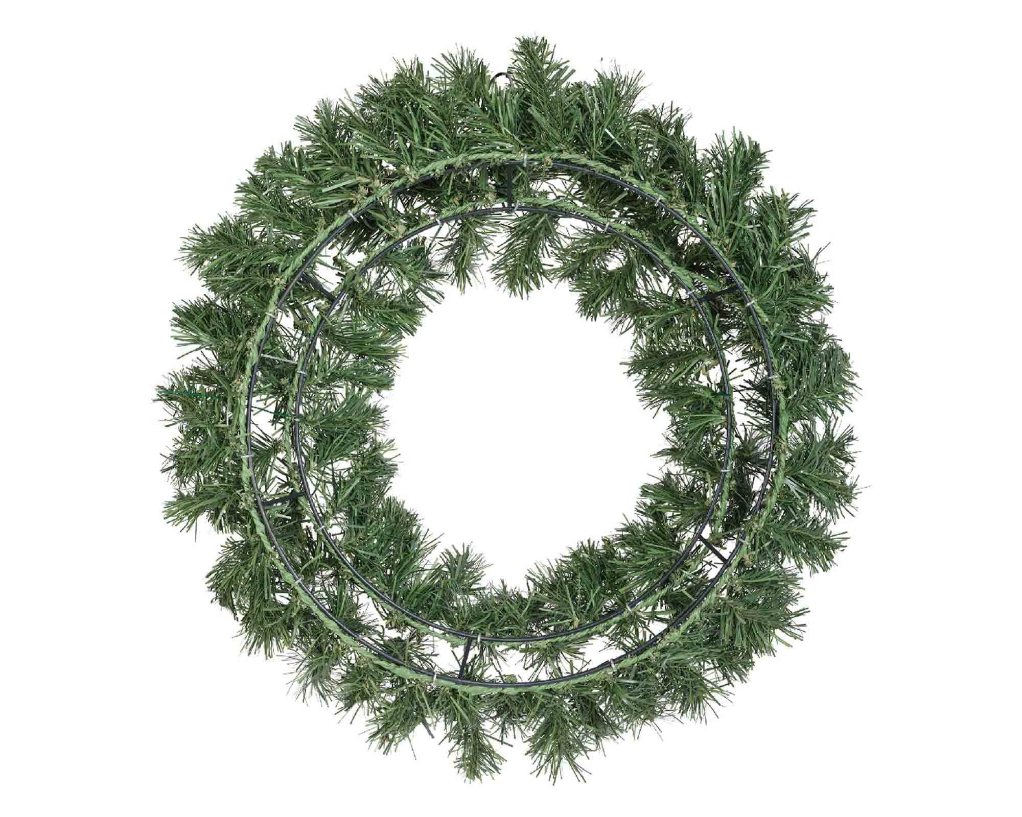 Decorazione Ghirlanda Imperial Verde D50cm in PVC - immagine 2