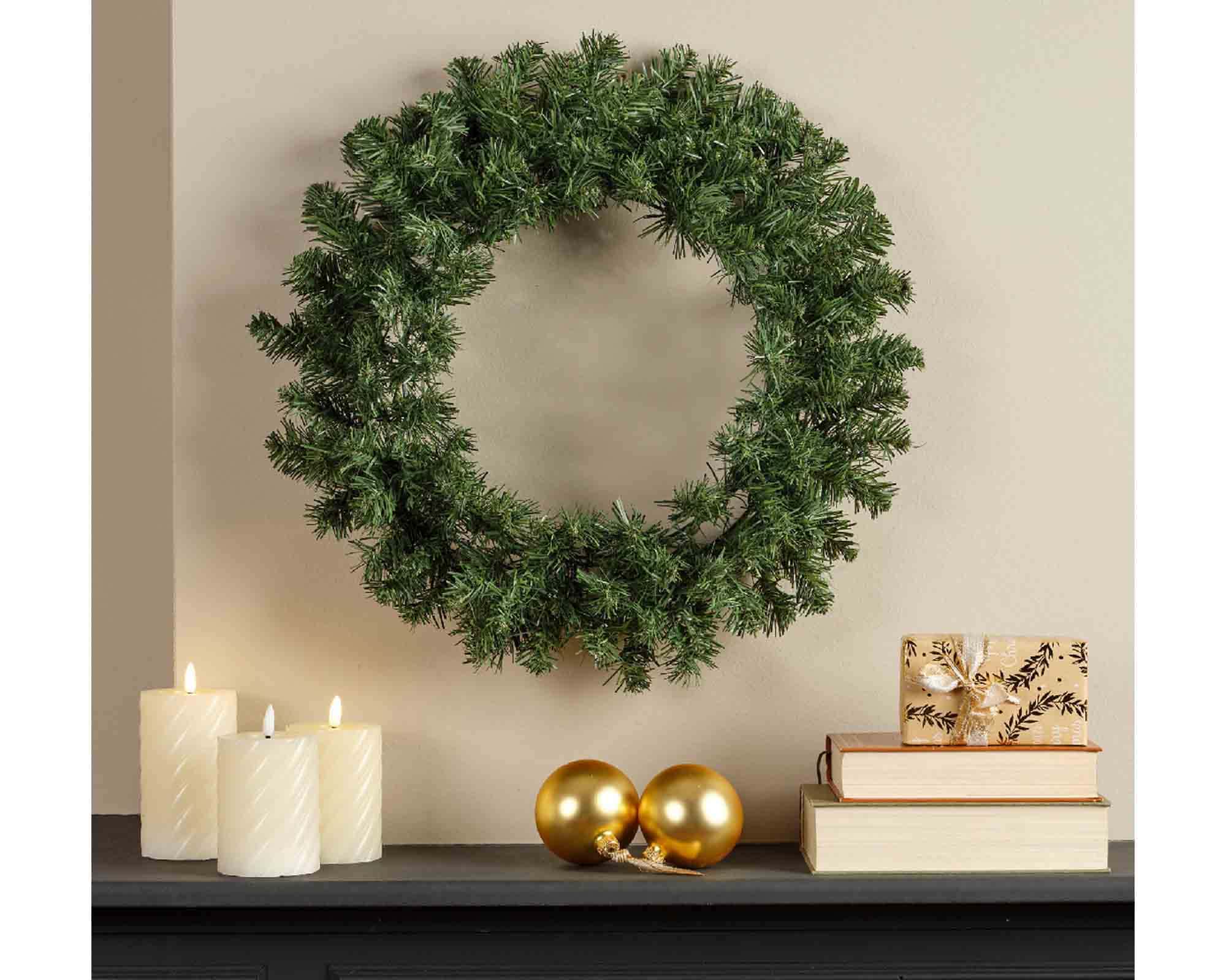 Decorazione Ghirlanda Imperial Verde D50cm in PVC - immagine 4