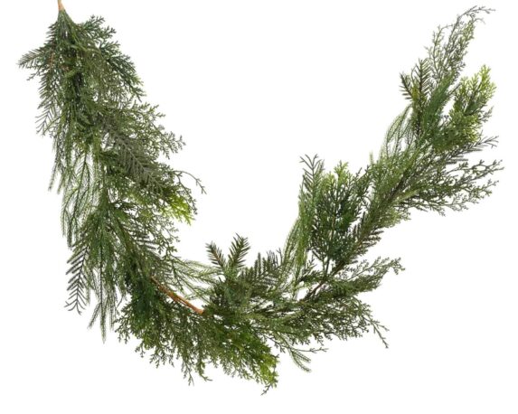 Decorazione Festone Classico Verde D180cm in PVC