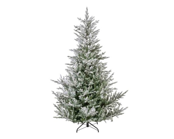 Albero di Natale Abete Norway Spruce Innevato D147x210cm in PVC