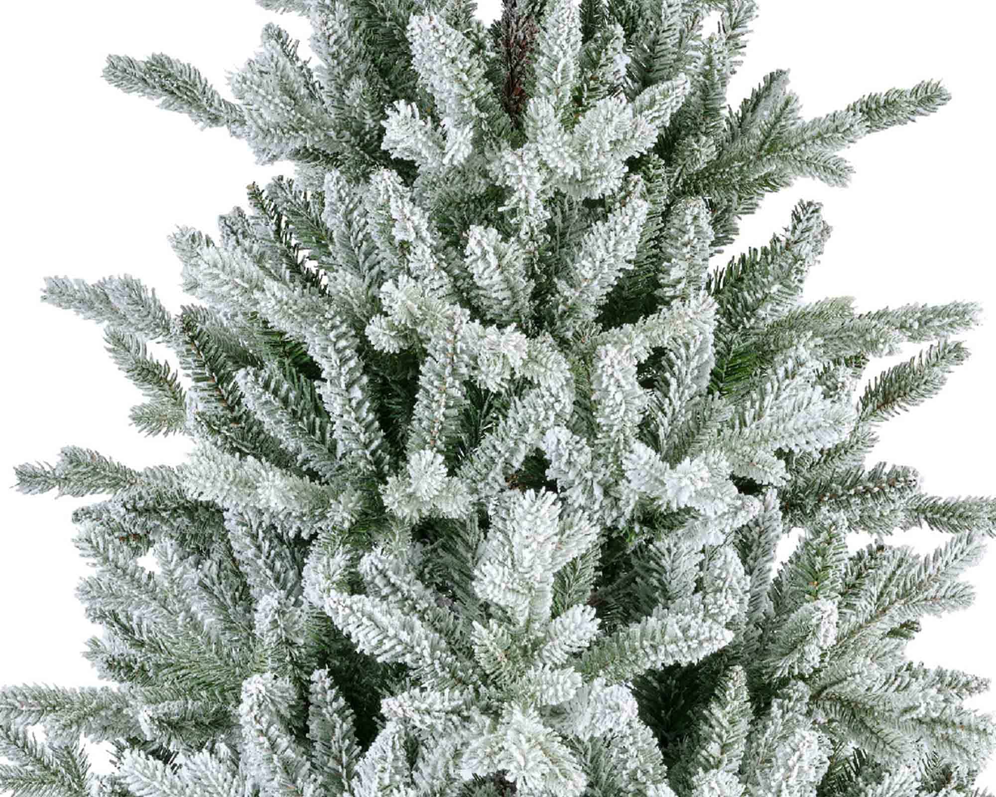 Albero di Natale Pino Allison Innevato D152x240cm in PVC - immagine 2