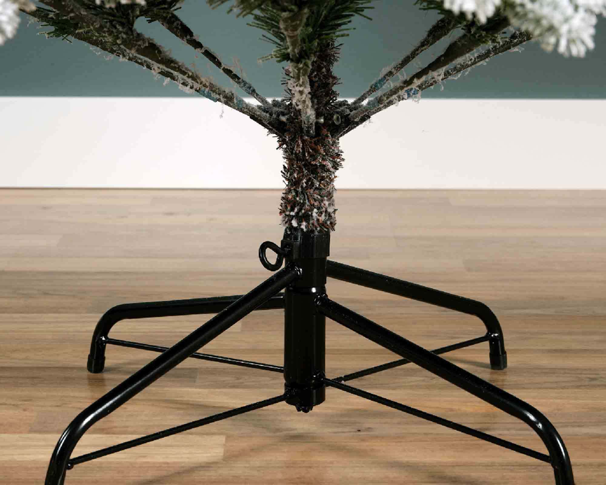 Albero di Natale Pino Allison Innevato D152x240cm in PVC - immagine 5