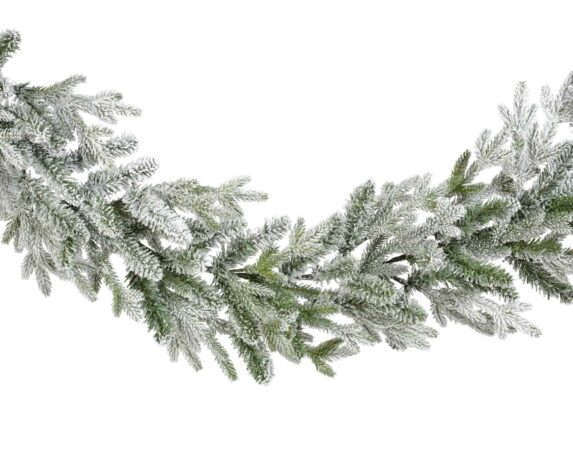 Decorazione Festone Norway Innevato D270cm in PVC