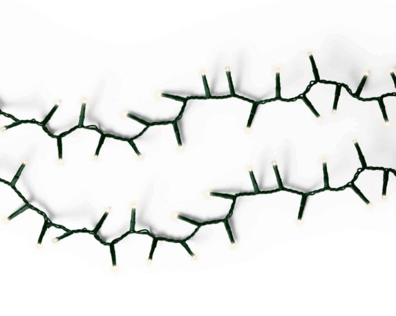 Catena Luci 3000 LED per Interno ed Esterno Cavo Verde e Bianco 6000cm in PVC