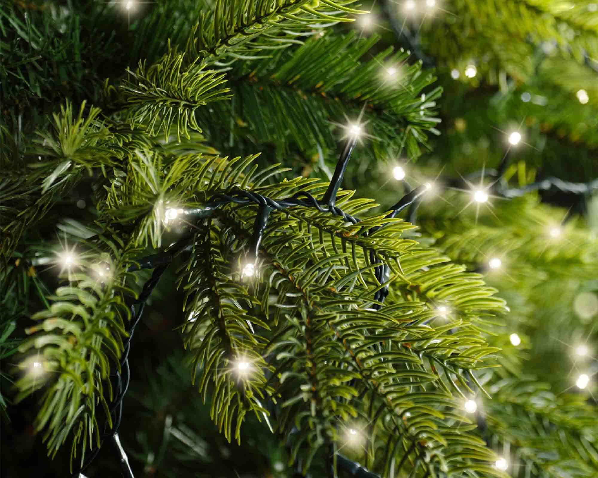 Catena Luci 3000 LED per Interno ed Esterno Cavo Verde e Bianco 6000cm in PVC - immagine 3