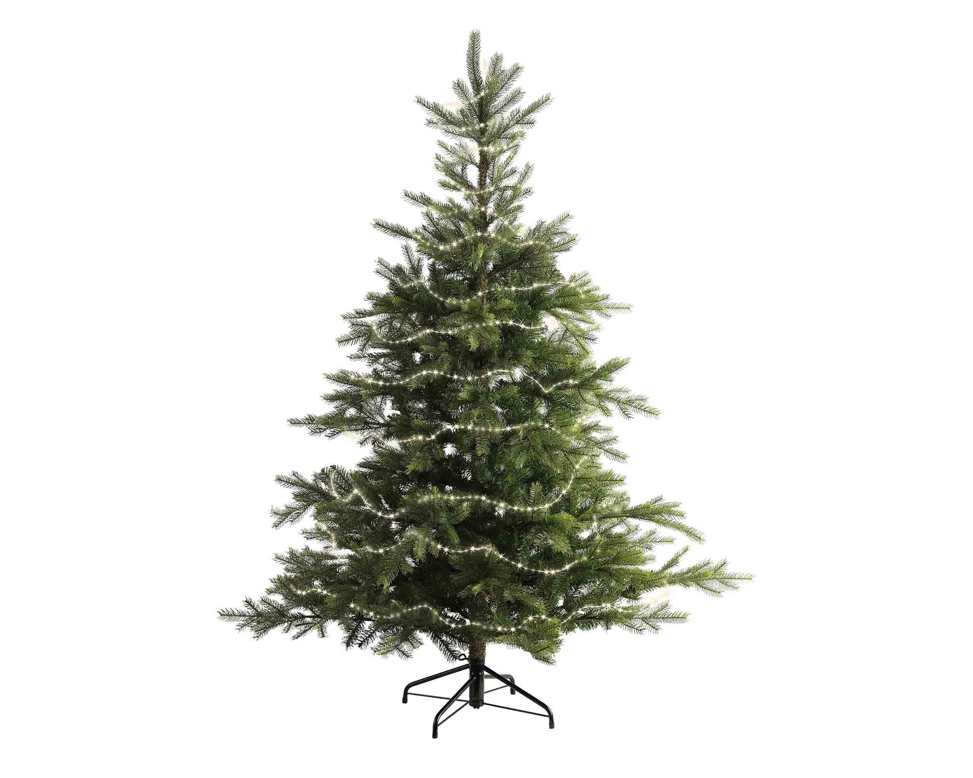 Catena Luci 378 Microled per Interno ed Esterno Cavo Bianco Luce Calda 600cm - immagine 2