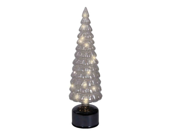 Albero Rigido con Microled e Movimento D11x39cm in Vetro
