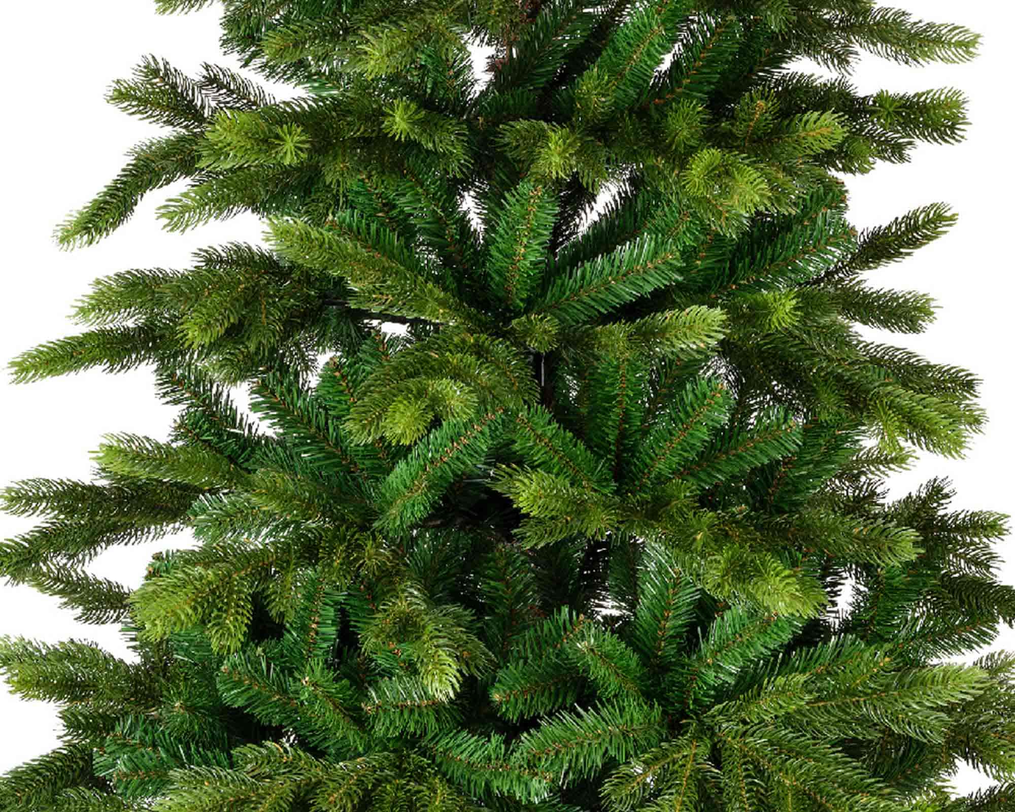 Albero di Natale Abete Galloway Spruce Verde Sintetico D150x240h in PE e PVC - immagine 2