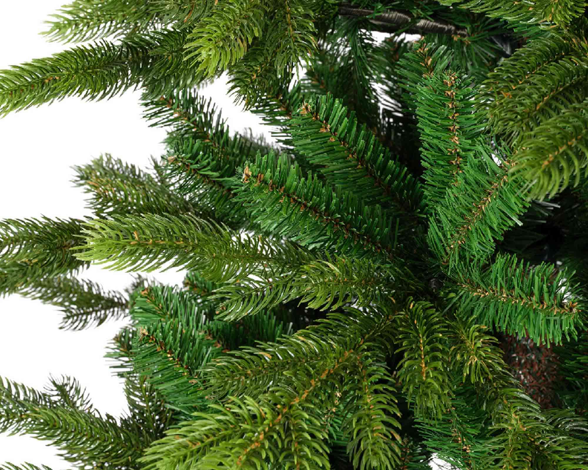 Albero di Natale Abete Galloway Spruce Verde Sintetico D150x240h in PE e PVC - immagine 3