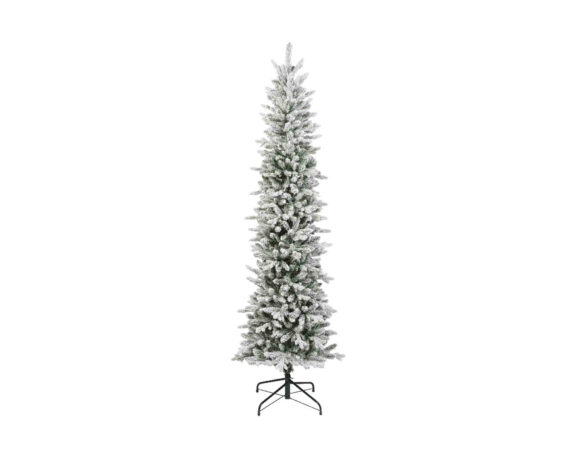 Albero di Natale Slim Fir Innevato D68X210h PVC