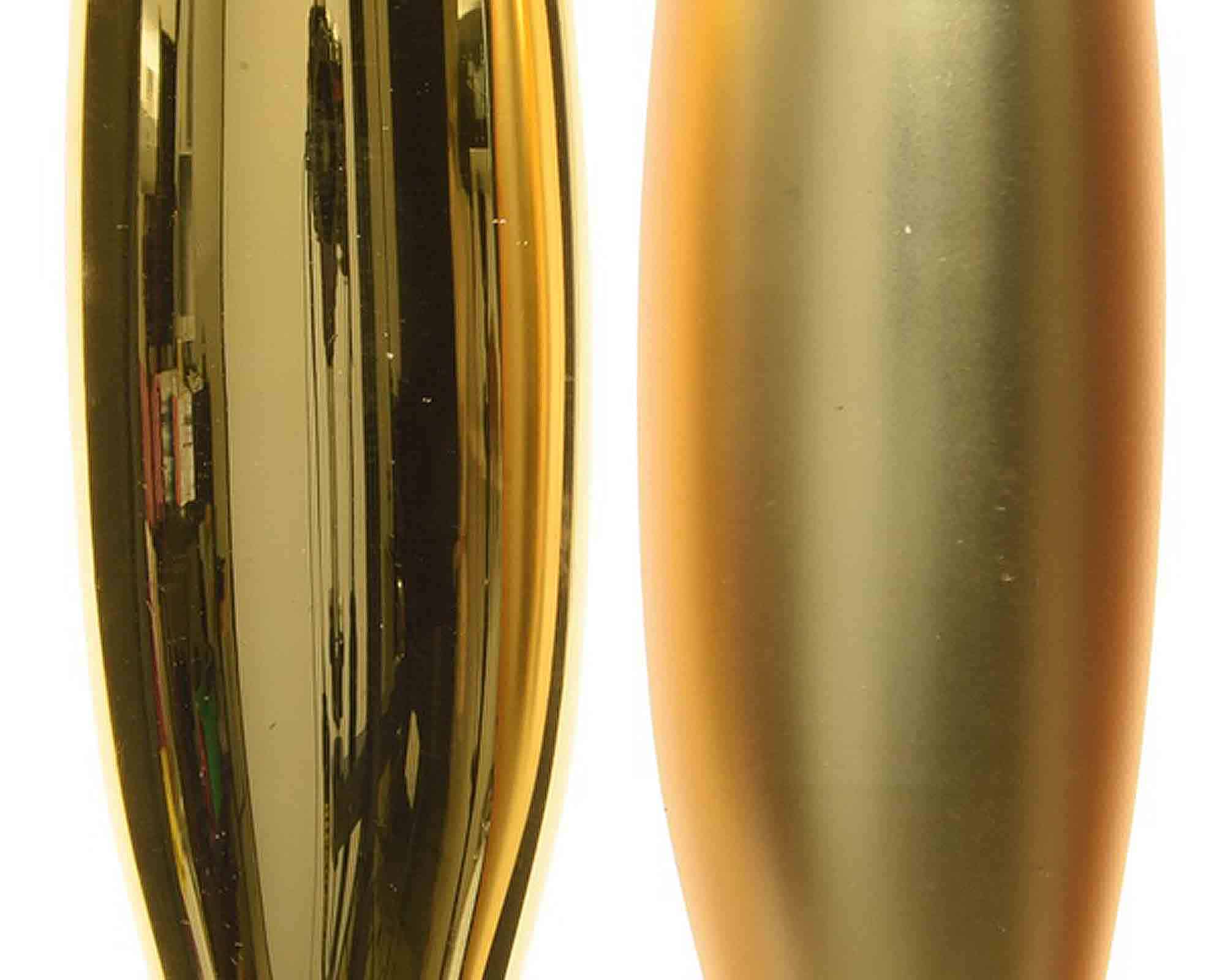 Set 6 Pz Pendenti Icicle Dorato D3x15cm in Vetro - immagine 3