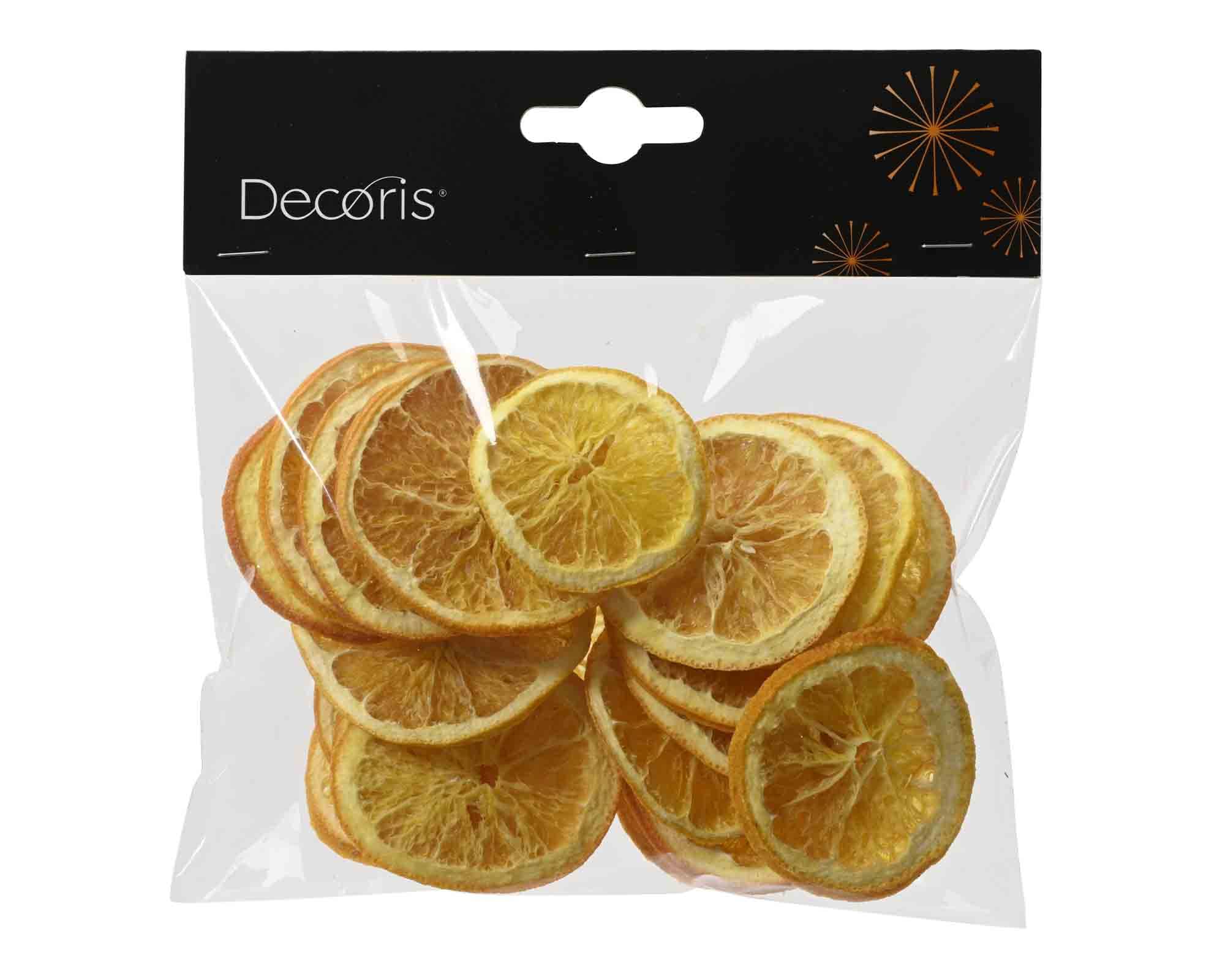 Fette di Arancia Essicate Decorative 10x12cm in Fibra Naturale - immagine 3