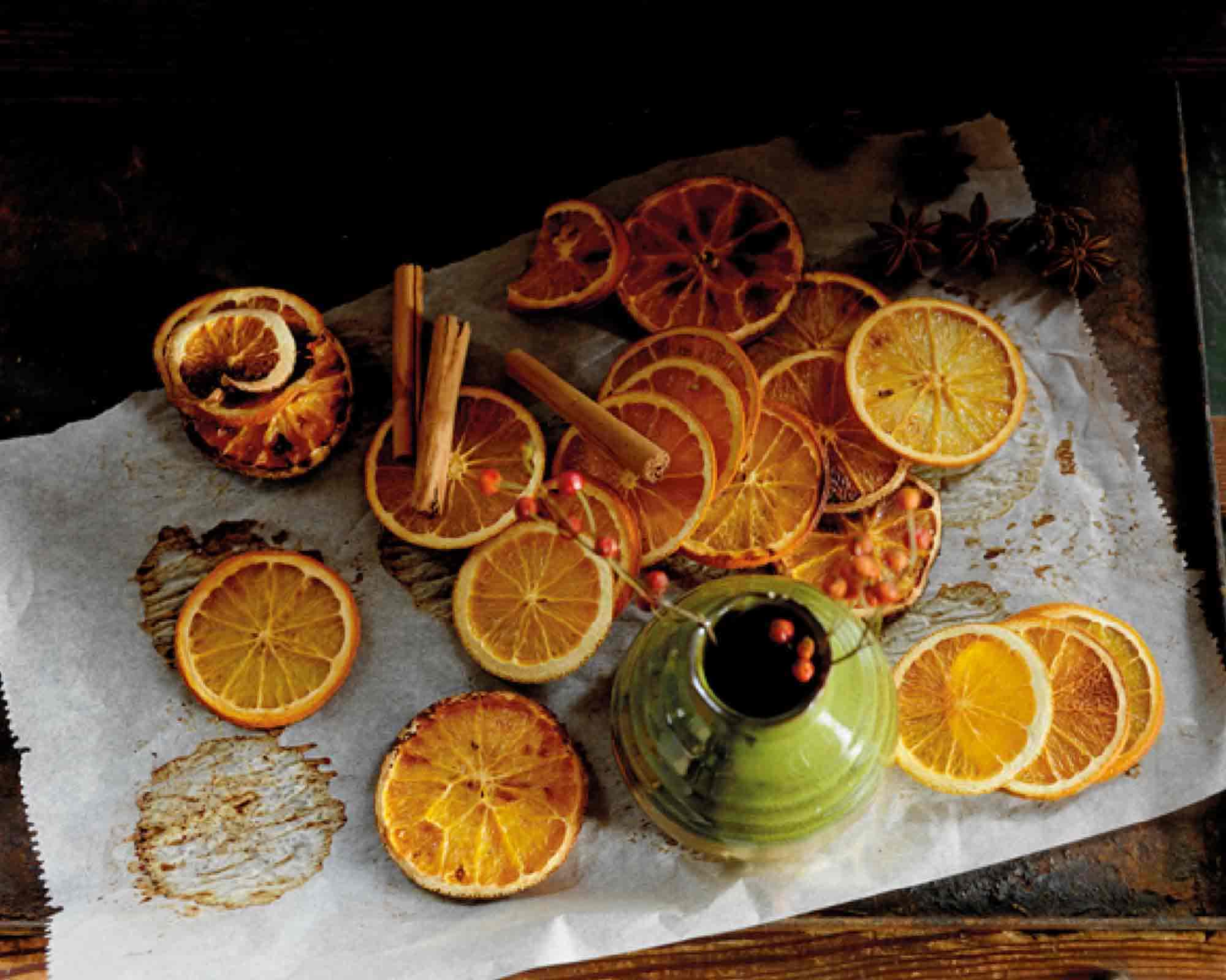 Fette di Arancia Essicate Decorative 10x12cm in Fibra Naturale - immagine 4