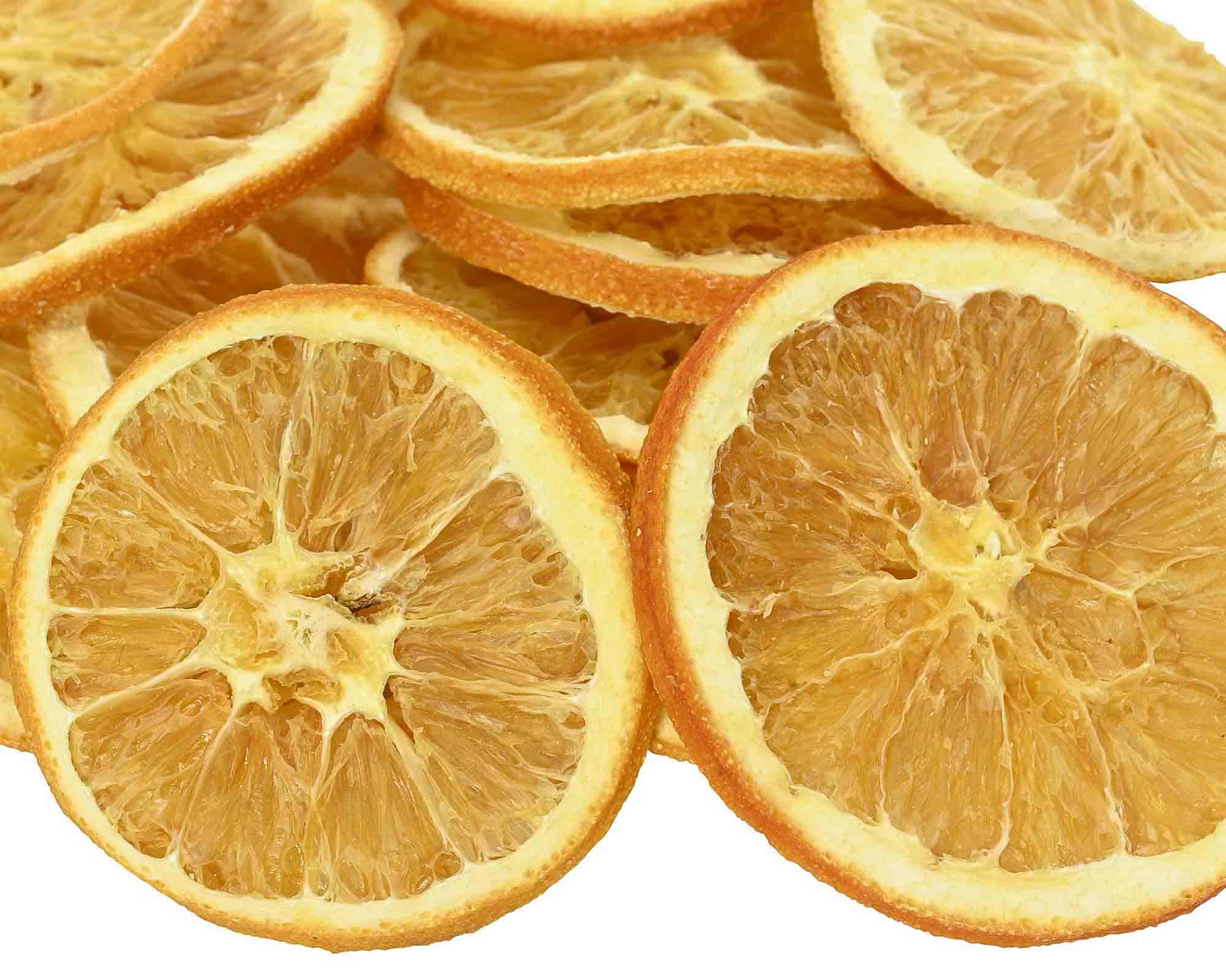 Fette di Arancia Essicate Decorative 10x12cm in Fibra Naturale - immagine 2