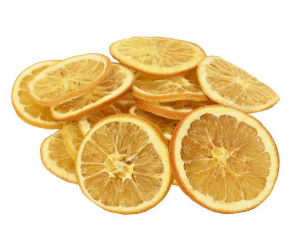 Fette di Arancia Essicate Decorative 10x12cm in Fibra Naturale