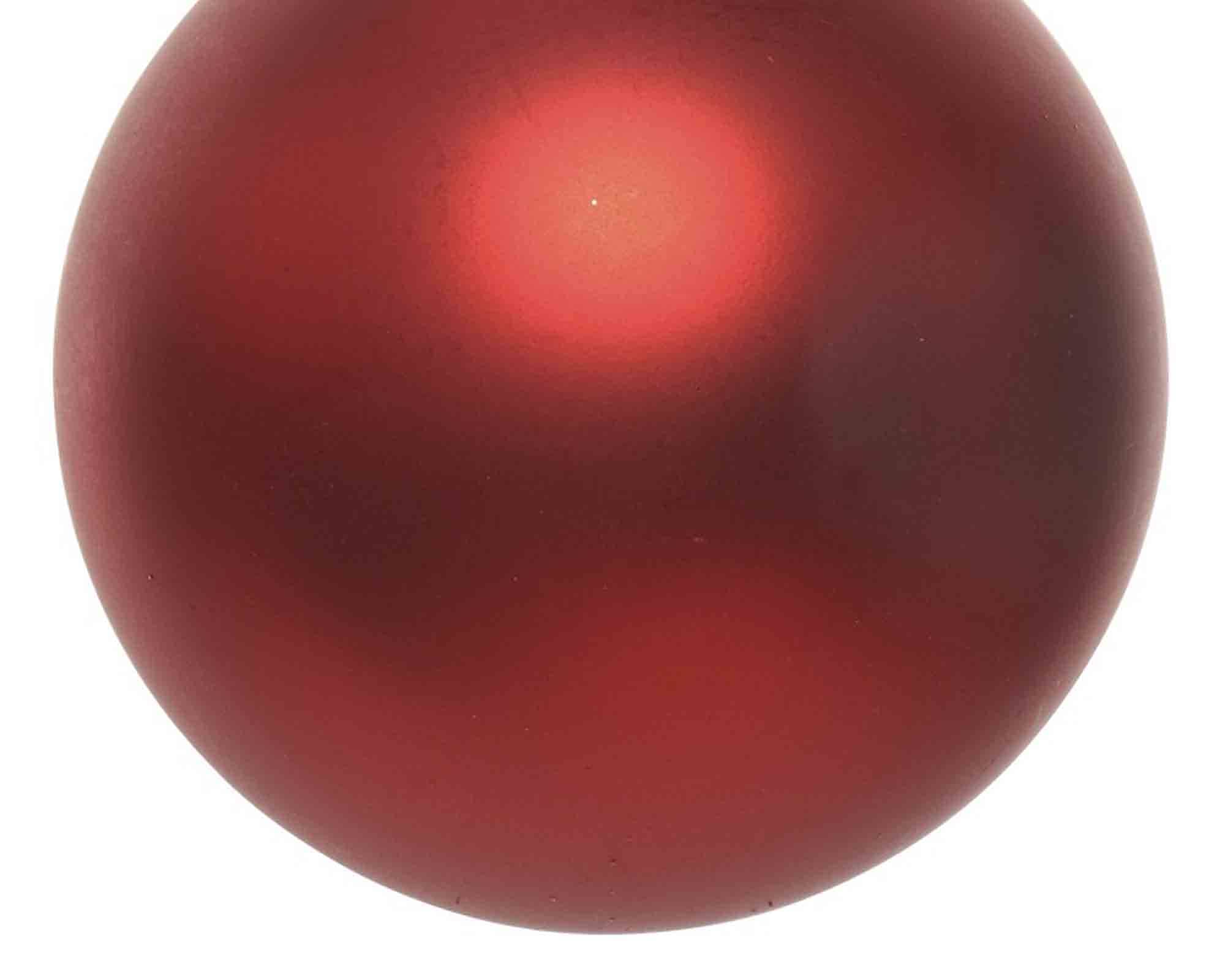 Set 37 Pz Sfere Rosso Assortito D6cm in Vetro - immagine 3