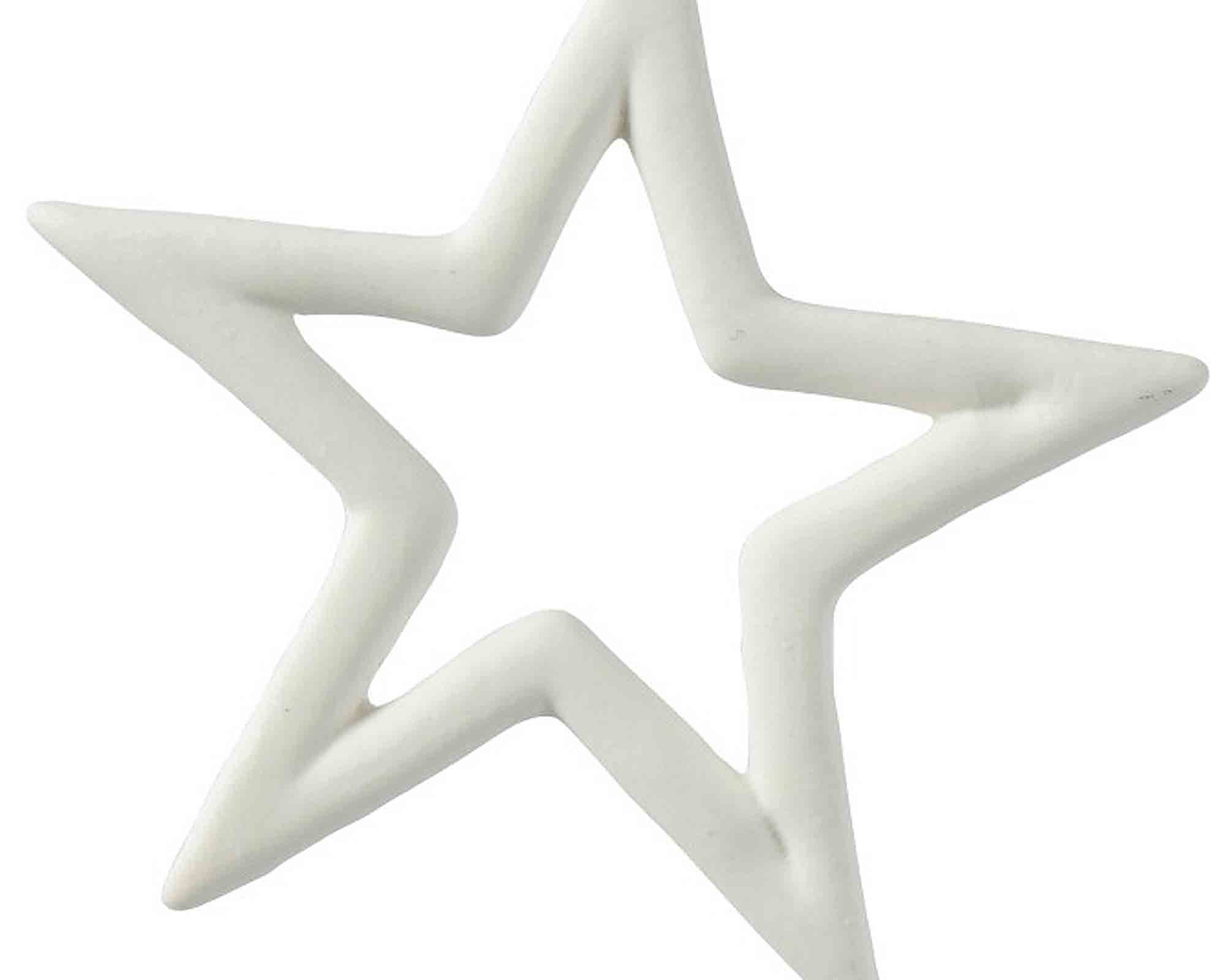 Pendente Bianco con Figure Natalizie Assorito D9,5x9,5cm in Porcellana - immagine 2