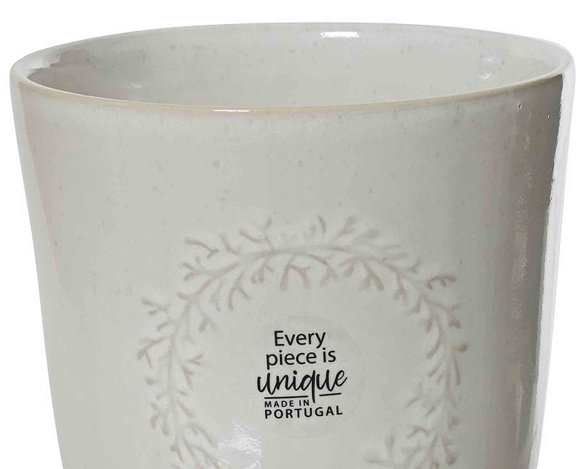 Cachepot Semplice e Pratico Smaltato con Rami Decorativi Assortiti D13,5x13cm - immagine 2