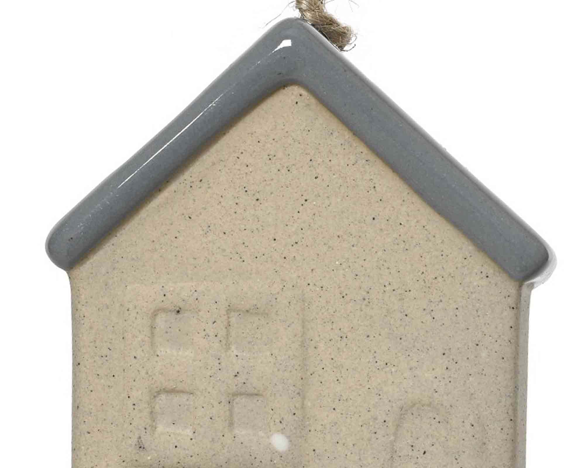 Decorazione Pendente Casetta Assortito 5,5x7cm in Ceramica - immagine 2