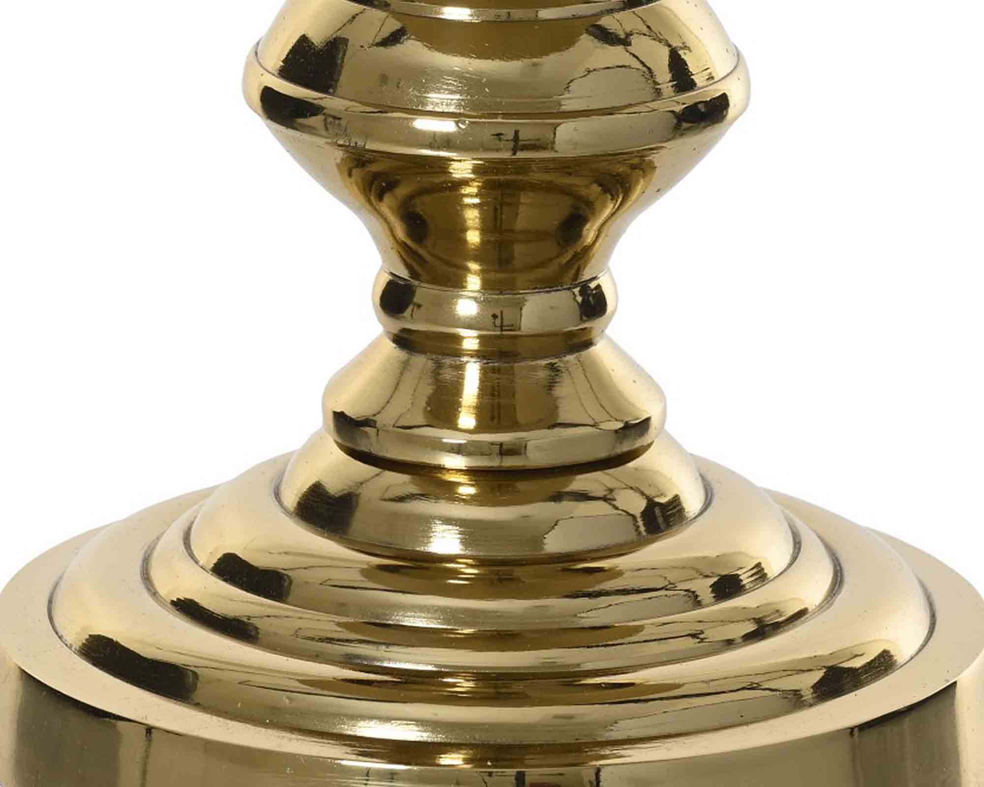 Alzata con Piano Dorato D24x25cm in Alluminio - immagine 2