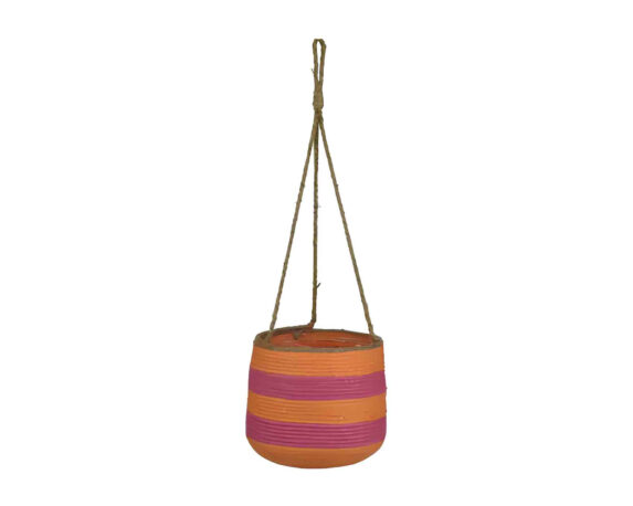 Cesta Basket Fioriera con Corda Aran fu Naturale e Semplice Medium D21x22cm in Cordino – Kaemingk