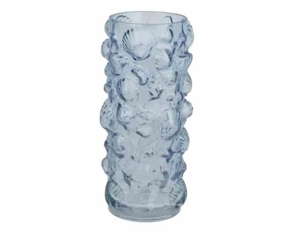 Vaso Cilindro Azzurro D12x26cm in Vetro – Kaemingk