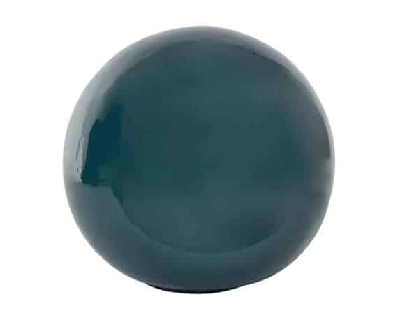Decorazione Palla Smaltata Blu D28x28cm in Terracotta – Kaemingk