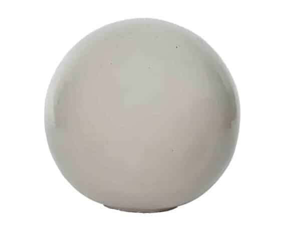 Decorazione Palla Smaltata Bianco D28x28cm in Terracotta – Kaemingk
