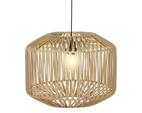 Lampada a Sospensione per Esterno Naturale D40x29,5cm in Vimini – Kaemingk