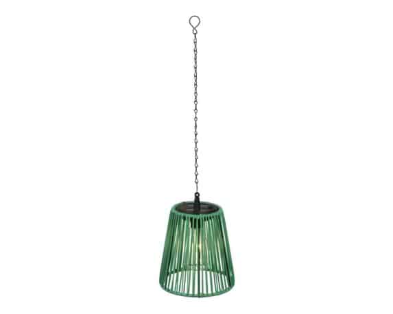 Lampada a Sospensione Verde D17,5x58cm in Vimini – Kaemingk