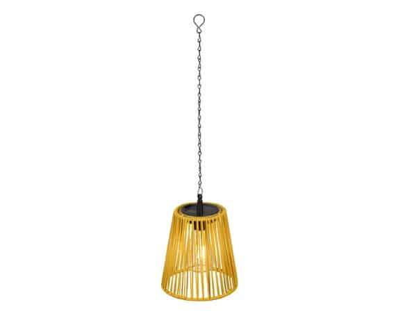 Lampada a Sospensione Giallo D17,5x58cm in Vimini – Kaemingk