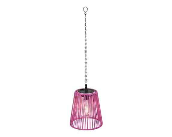 Lampada a Sospensione Rosa D17,5x58cm in Vimini – Kaemingk
