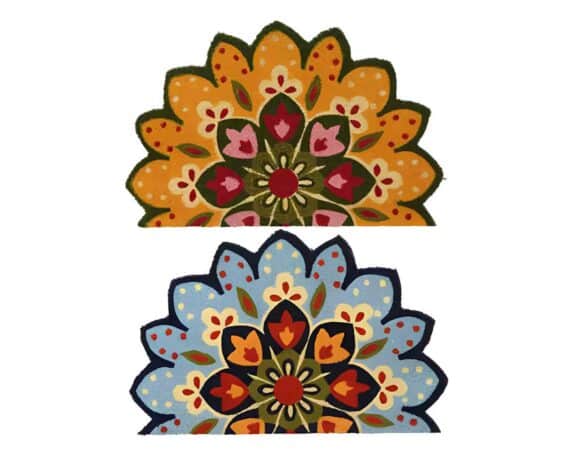 Zerbino Fantasia Floreale Assortito 45x70x1,5cm in Fibra di Cocco – Kaemingk