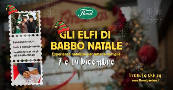 Gioca con gli Elfi Magici e Incontra Babbo Natale da Floral Garden