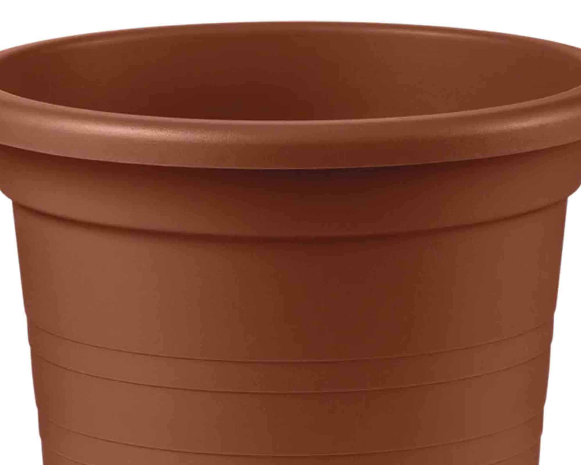 Vaso Cilindro Terracotta D80cm in Plastica - Veca - immagine 2